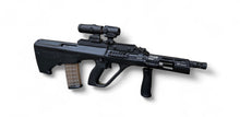 Laden Sie das Bild in den Galerie-Viewer, Steyr Arms AUG A3 flat top inkl. dem brandneuem Holosun ARO + HM3X Magnifier+ Clawgear M-Lok Handguard