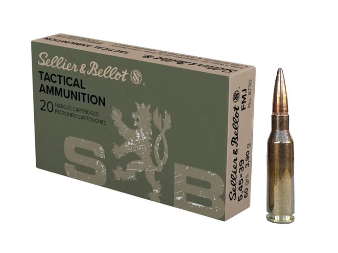 S&B 5,45x39 FMJ 60gr 20 Stk.