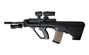Steyr Arms AUG A3 flat top inkl. dem brandneuem Holosun ARO + HM3X Magnifier