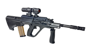 Steyr Arms AUG A3 flat top inkl. dem brandneuem Holosun ARO + HM3X Magnifier