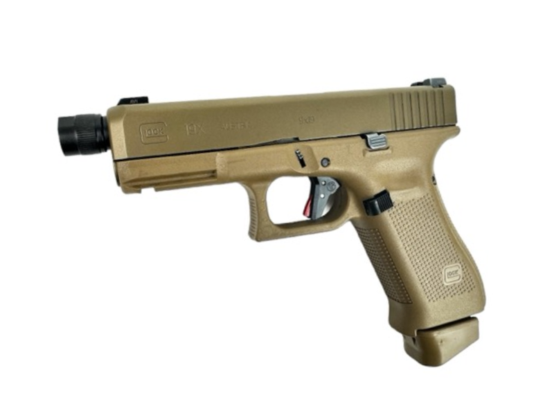 Glock 19 X mit Gewindelauf + TIMNEY ALPHA TRIGGER