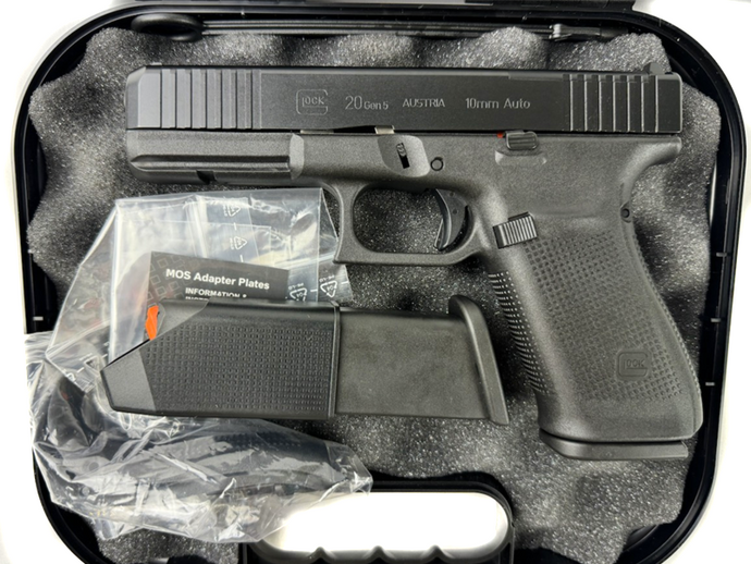 Fast neue Glock 20 Gen 5 MOS Kal. 10mm Auto