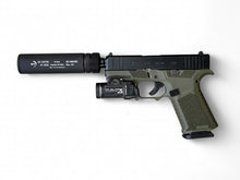 Laden Sie das Bild in den Galerie-Viewer, Hunters Package!! Custom Glock 43X mit B&amp;T Impuls Mini + TLR-7X Sub + Gewindelauf &amp; SCT Manufacturing Griffstück Kal. 9mm Luger