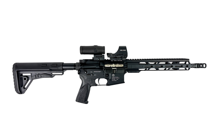 Setangebot !! Grand Power GP R15 11'' Kal. .223 Rem/5,56 Nato mit Holosun HS510C Combo mit HM3X Magnifier 3x