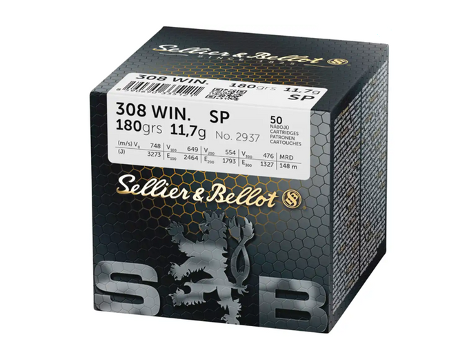 S&B .308 Win SP 11,7g/180grs. 50 Stk.