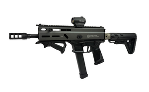 Setangebot! Grand Power Stribog SP9A3 G 8'' Wolf Grey mit Holosun HS403B + Foregrip