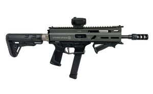 Setangebot! Grand Power Stribog SP9A3 G 8'' Wolf Grey mit Holosun HS403B + Foregrip