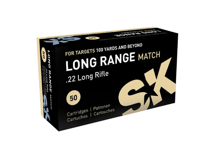 SK Long Range Match .22 LR 2,6g Lead Round Nose