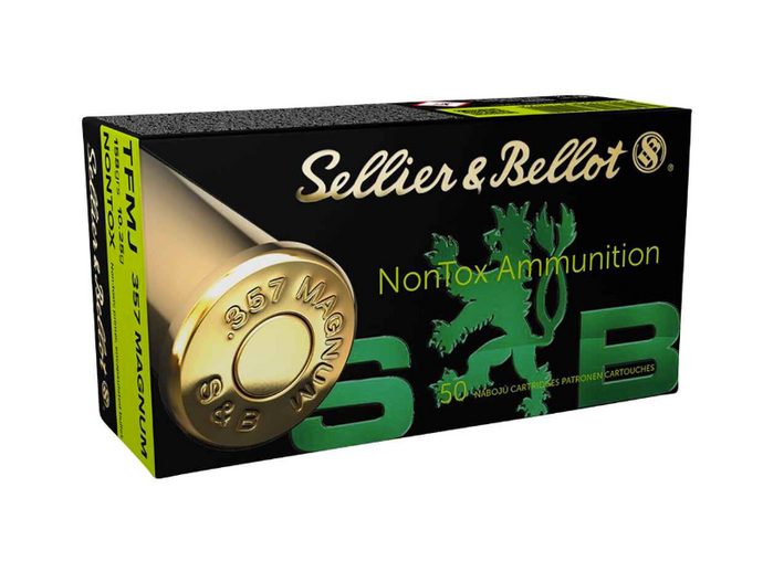 S&B .357 Magnum TFMJ 10,24g/158grs. NonTox 50 Stk.