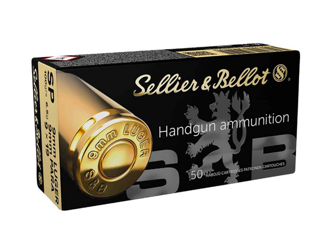 S&B 9 mm Luger Teilmantel 6,5g/100grs.