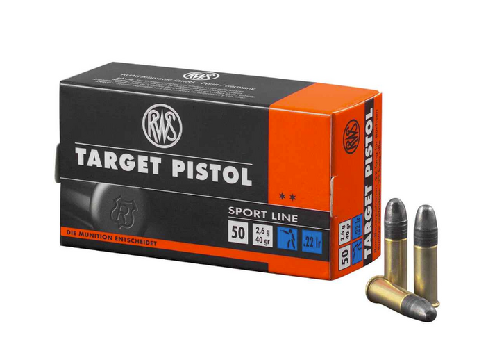 RWS .22 lr. Target Pistol 50 Stk.
