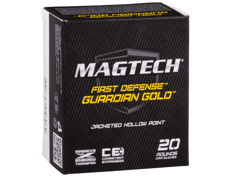 Magtech 9 mm Kurz Guardian Gold JHP 5,5g/85grs. 20 Stk.