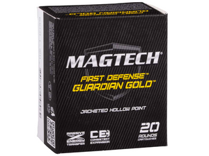 Magtech 9 mm Luger Guardian Gold JHP 8,0g/124grs 20 Stk.