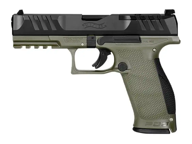 Walther PDP FULL SIZE 4.5'' OD GREEN Kal. 9mm Luger